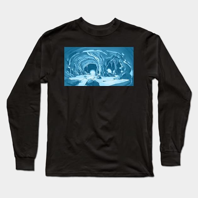 Ice Cave Long Sleeve T-Shirt by hws902